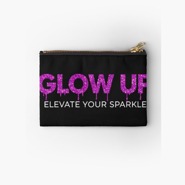 Item preview, Glow Up – Elevate Your Sparkle Motivational Aesthetic Design designed and sold by WatanabeTakumiy.