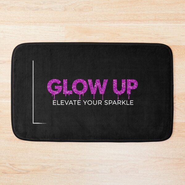 Item preview, Glow Up – Elevate Your Sparkle Motivational Aesthetic Design designed and sold by WatanabeTakumiy.