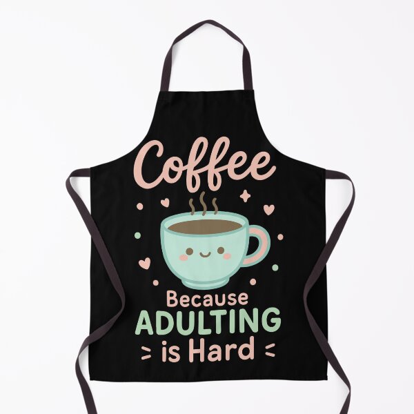 Item preview, Coffee Because Adulting Is Hard Cute Design designed and sold by LuminOrb.