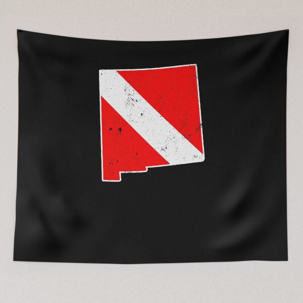 Item preview, New Mexico Scuba Dive Flag Diver Down Flag Shirt designed and sold by shoppzee.