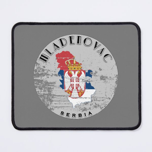 Item preview, Mladenovac Serbia Flag Worn designed and sold by World Designs.