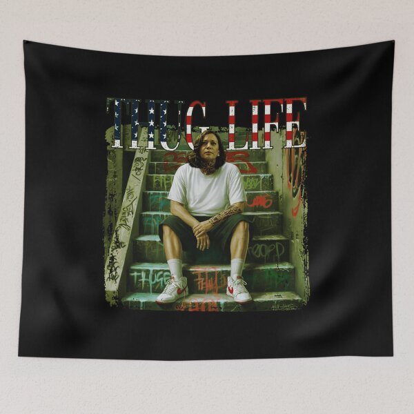 Item preview, Thug Life Urban Graffiti Stairs USA Street Vibe designed and sold by Jasonvoorhees21.