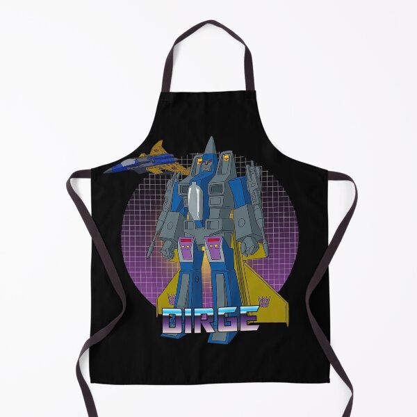 Item preview, Ilustración retro del robot jet Dirge G1 designed and sold by Retr0Tshirts.