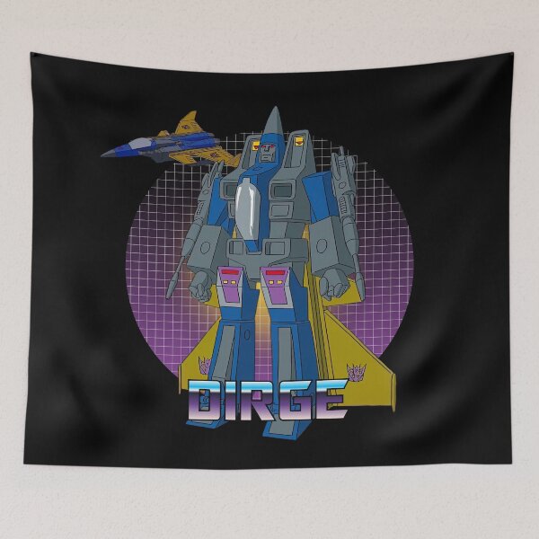 Item preview, Dirge G1 Jet Robot Retro Artwork designed and sold by Retr0Tshirts.