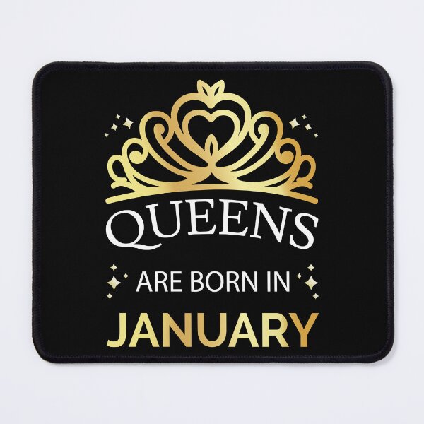 Item preview, Queens Are Born In January I - Capricorn Aquarius Girl designed and sold by Lemon Pepper.