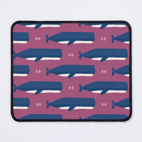 Item preview, Sperm whales on purple designed and sold by reneesillus.