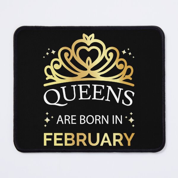 Item preview, Queens Are Born In February I - Aquarius Pisces Girl designed and sold by Lemon Pepper.