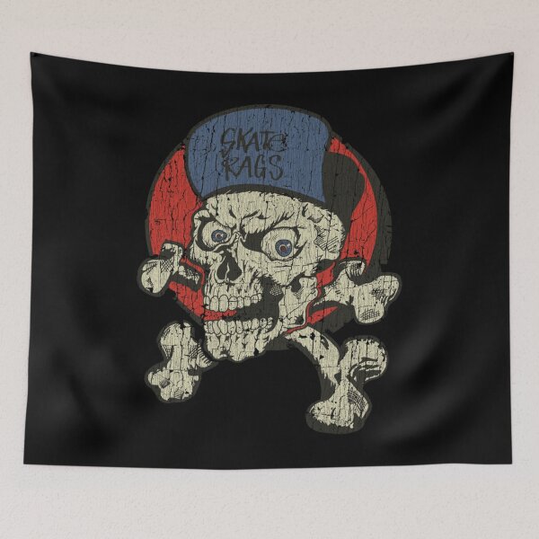 Item preview, Skate Rags Skull Crossbones designed and sold by SantiagoTroiano.