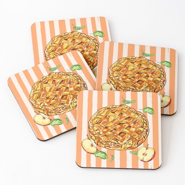 Item preview, Apple Pie Vintage Stripes Illustration designed and sold by MaiZephyr.