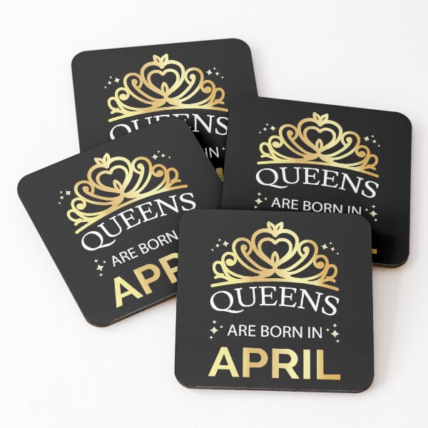 Item preview, Queens Are Born In April I - Aries Taurus Girl designed and sold by Lemon Pepper.