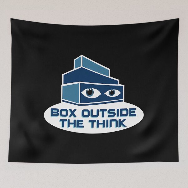 Item preview, Box Outside The Think Logo 3 designed and sold by Leraurdyuiki.