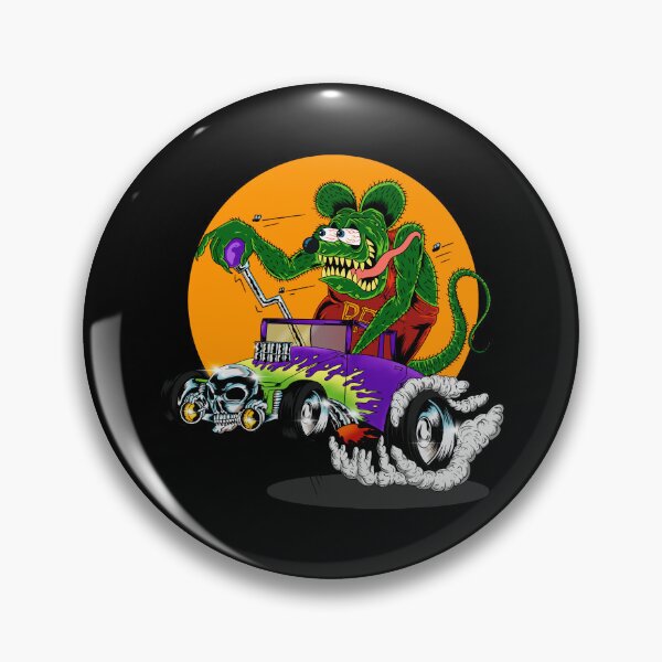 Item preview, Ratfink Hot Rod Burnout Neon Sunset Drive designed and sold by Witchwayto254.