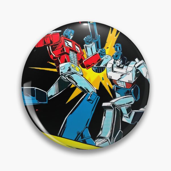 Item preview, rime Epic Robot Battle Scene designed and sold by Retr0Tshirts.
