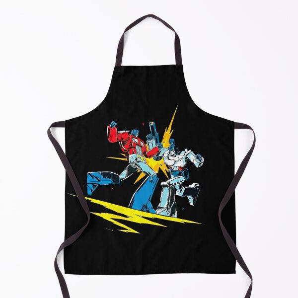 Item preview, rime Epic Robot Battle Scene designed and sold by Retr0Tshirts.