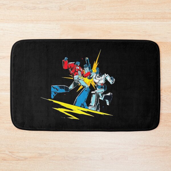 Item preview, rime Epic Robot Battle Scene designed and sold by Retr0Tshirts.
