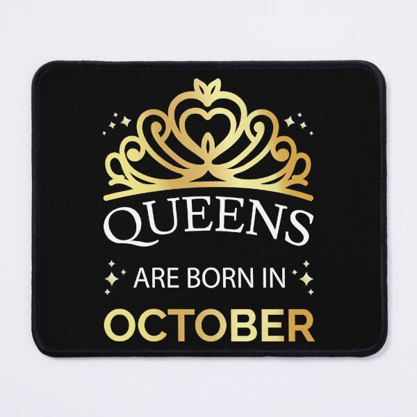 Item preview, Queens Are Born In October I - Libra Scorpio Girl designed and sold by Lemon Pepper.