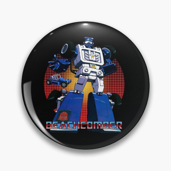 Item preview, Beachcomber Robot Cartoon Classic V2 designed and sold by Retr0Tshirts.