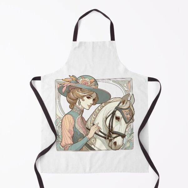 Item preview, Dressage horse noble Art Nouveau gift designed and sold by Pineapple-Tree.