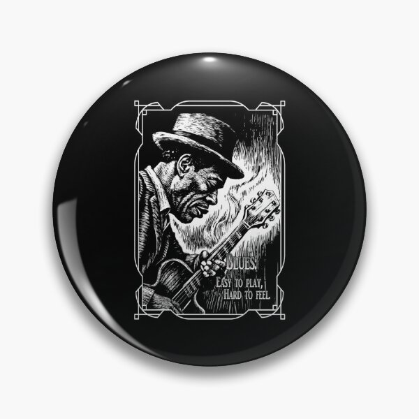 Item preview, A Bluesman Playing The Blues designed and sold by AdiaaJones.