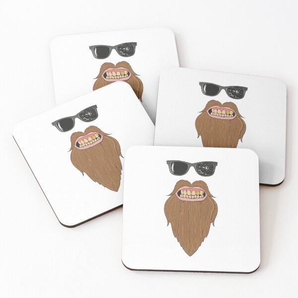 Item preview, Funny Hillbilly Beard and Sunglasses Illustration | Redneck Humor designed and sold by Colorful-Garden.