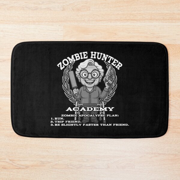 Item preview, Zombie Hunter Academy – Grandma’s Apocalypse Survival Plan designed and sold by A-T-H.
