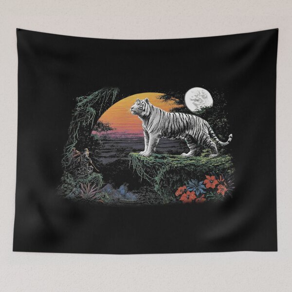 Item preview, Snow Tiger Vintage Style Graphic designed and sold by WhoopsieWorld.