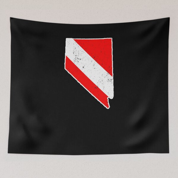 Item preview, Nevada Scuba Dive Flag Diver Down Flag Shirt designed and sold by shoppzee.