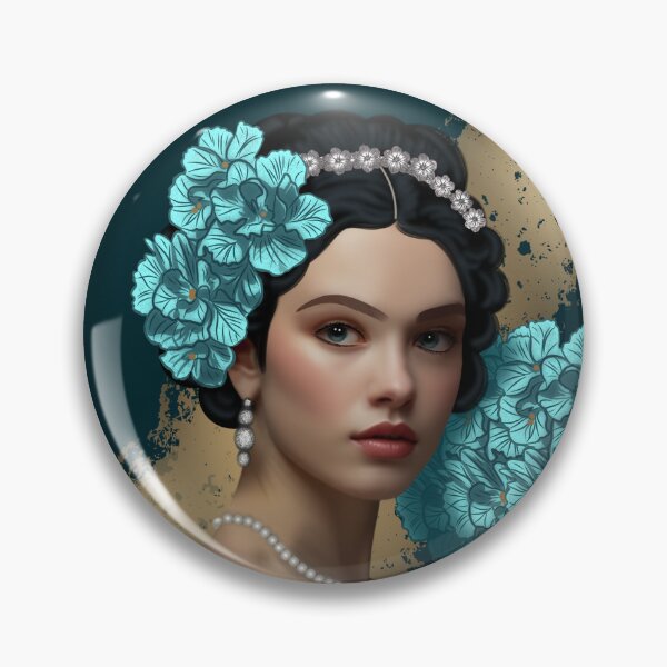 Item preview, Blooming in Teal designed and sold by Ilpiccololupo .