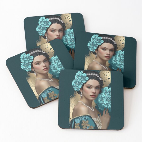 Item preview, Blooming in Teal designed and sold by Ilpiccololupo .