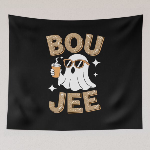 Item preview, Boujee October Vibes Ghost Halloween designed and sold by Mateusz Majcherek.