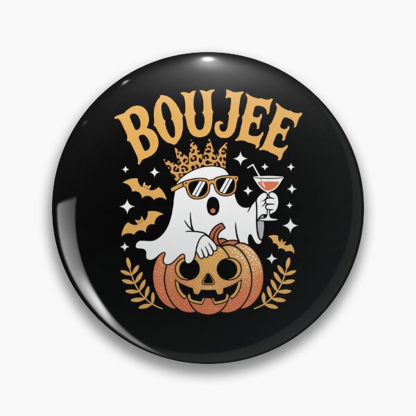 Item preview, Boujee October Vibes Ghost Halloween designed and sold by Mateusz Majcherek.