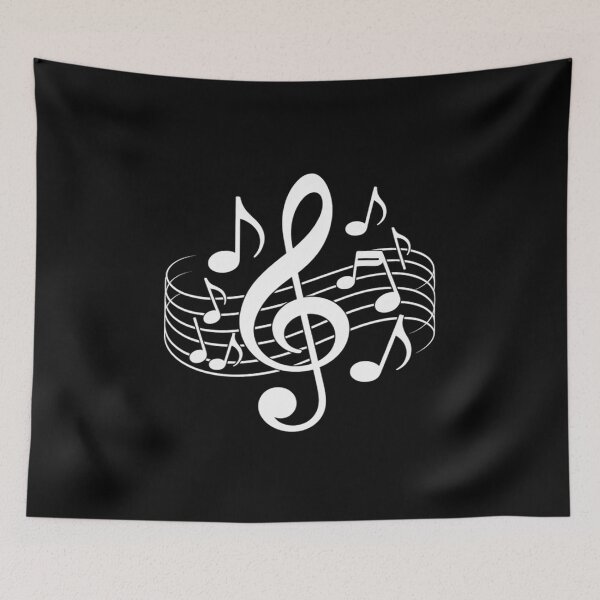 Item preview, Cut Music Notes Clef Teacher,musical Notes and Flowers designed and sold by JulienAureo.