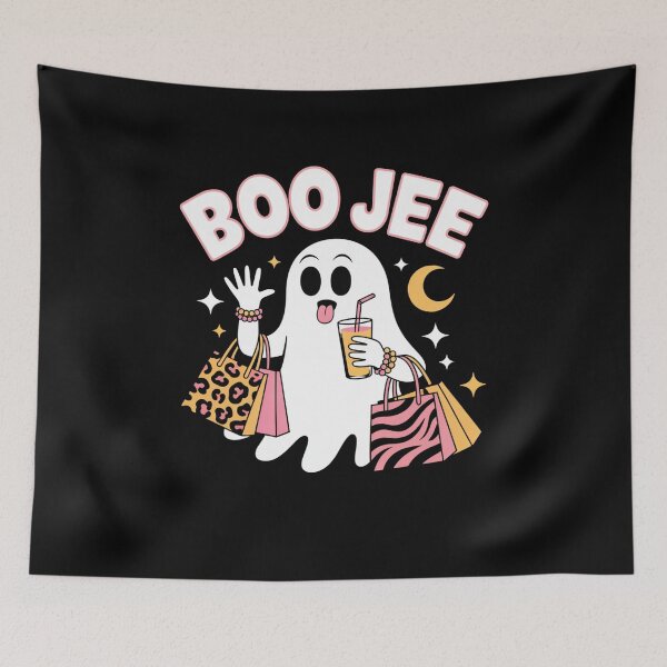 Item preview, Boujee October Vibes Ghost Halloween designed and sold by Mateusz Majcherek.