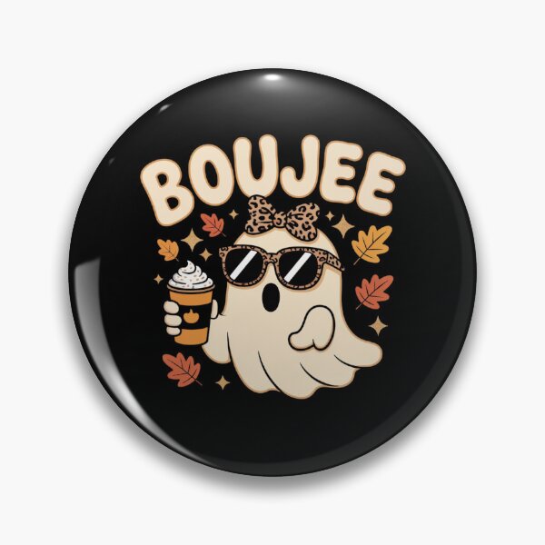 Item preview, Boujee October Vibes Ghost Halloween designed and sold by Mateusz Majcherek.