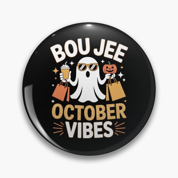 Item preview, Boujee October Vibes Ghost Halloween designed and sold by Mateusz Majcherek.