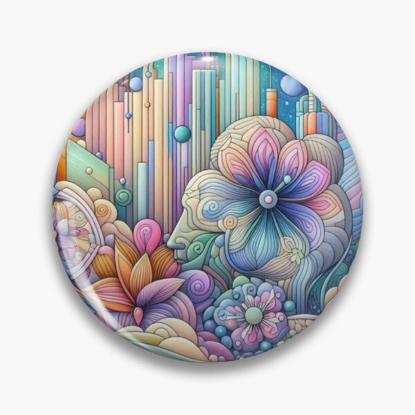 Item preview, Art Deco Cosmos – surreal floral fusion in dreamlike elegance and poetic abstraction designed and sold by FotoworldEdel.