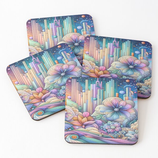 Item preview, Art Deco Cosmos – surreal floral fusion in dreamlike elegance and poetic abstraction designed and sold by FotoworldEdel.