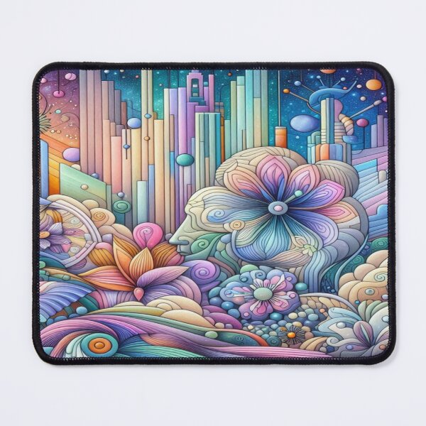 Item preview, Art Deco Cosmos – surreal floral fusion in dreamlike elegance and poetic abstraction designed and sold by FotoworldEdel.