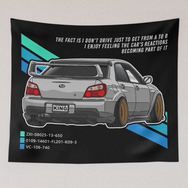 Item preview, JDM Subie WRX STI King Racing designed and sold by JDM Guyvit.