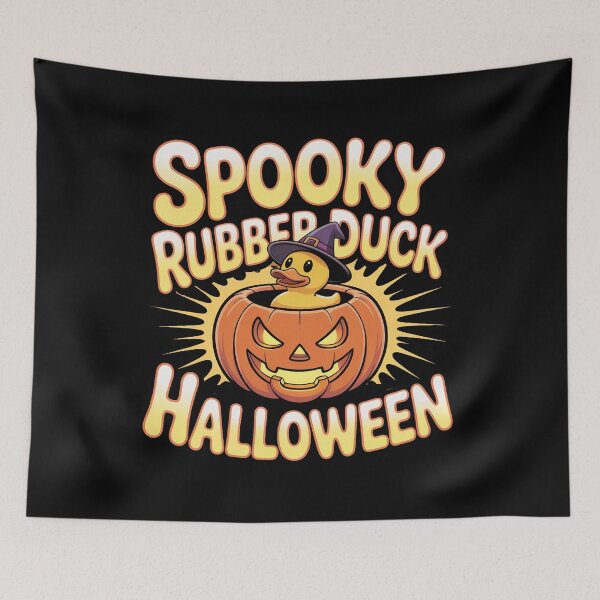Item preview, Spooky Rubber Duck Halloween designed and sold by LaBanana-Art.