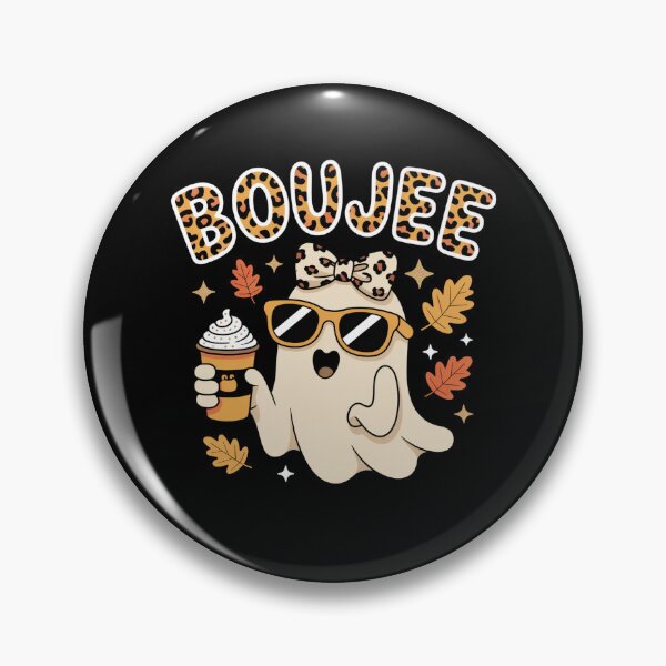 Item preview, Boujee October Vibes Ghost Halloween designed and sold by Mateusz Majcherek.