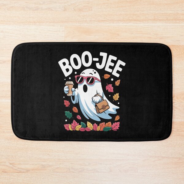 Item preview, Cute Boo JEE Ghost Coffee Leopard Halloween designed and sold by JulienAureo.
