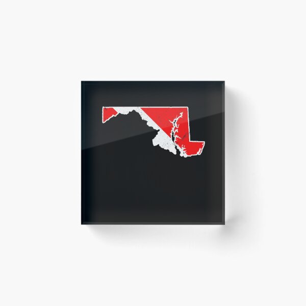 Item preview, Maryland Scuba Dive Flag Diver Down Flag Shirt designed and sold by shoppzee.