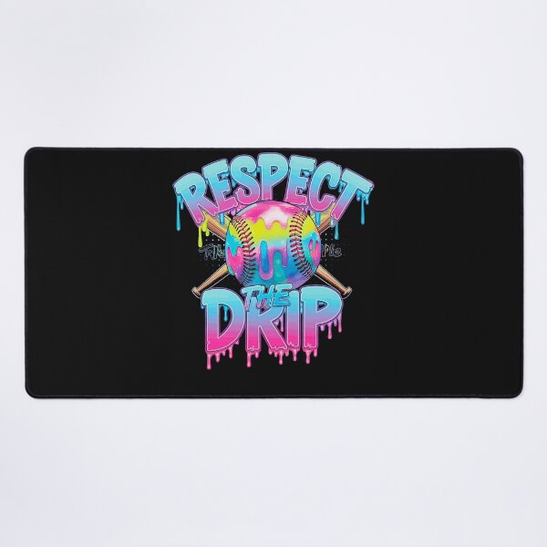 Item preview, Respect the Drip Melting Baseball Art designed and sold by AriePollich.