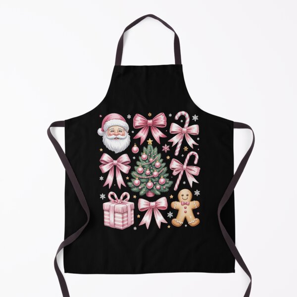 Item preview, Cute Coquette Bow Pink Christmas Tree Santa Gingerbread Xmas designed and sold by JulienAureo.