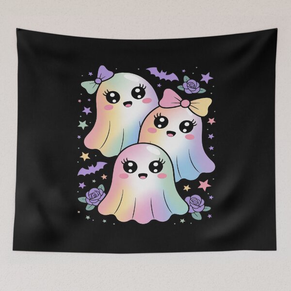 Item preview, Cute Coquette Ghost Pastel  Halloween Fall Aesthetic designed and sold by JulienAureo.