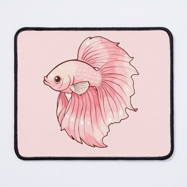 Item preview, Cute Pastel Betta Fish – Kawaii Flowing Fins Design designed and sold by Tidarat-27.