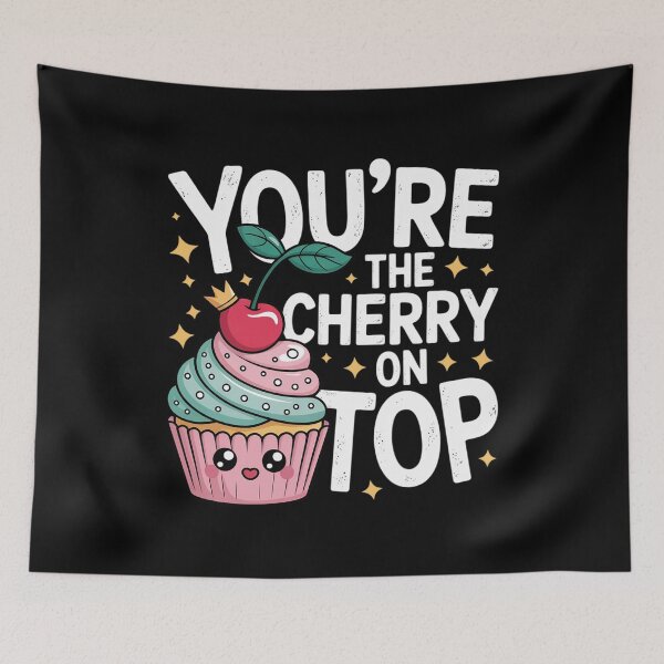Item preview, Cute Cupcake Cherry Kawaii Couple designed and sold by JulienAureo.