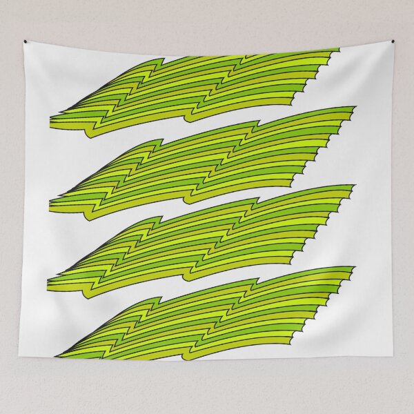 Item preview, abstract green raimbow  designed and sold by CREATINERY.