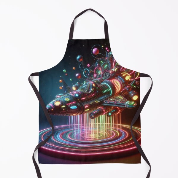 Item preview, Fantastic neon spaceship designed and sold by Dogandesighn.